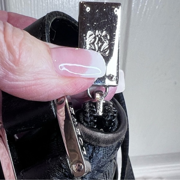 LOEWE ANAGRAM CROSSBODY BLACK/GREY BAG - Picture 12 of 15